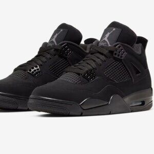 Nike Air Jordan 4 Black Cat BQ7669-010 GS PS TD Kids Size 13y New